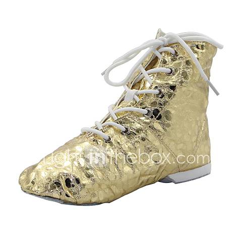 Image de Chaussures de danse (Argent/Or Cuir verni - Jazz