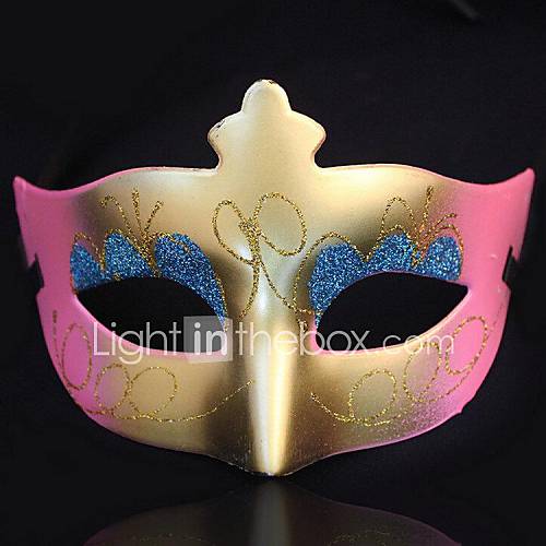 le masque fête costumée couronne d'or des femmes (livraison de couleur aléatoire)