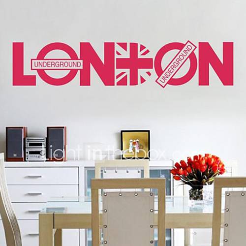 Wall Stickers Wall Decals, LONDON PVC Wall Stickers 1967922 2016 9.99