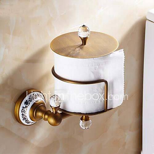 Antique Brass Toilet Roll Holders