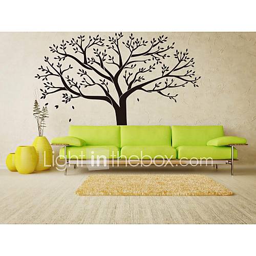 ZOOYOO® Cute black tree PVC Removable Art Vinyl Quote Wall Stickers Hot