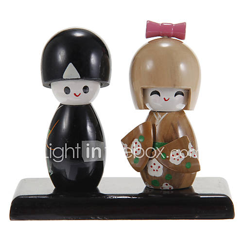 Cake Toppers Japanese Traditional Kimono Wooden Cake Topper Set 1963152 2017 14.99