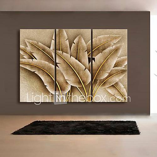 Abstract / Fantasy / Botanical Canvas Print Three Panels ...