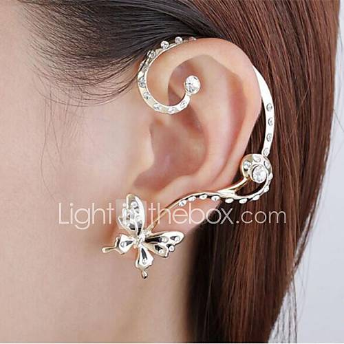 Image de Boucles d'oreille goujon Poignets oreille Alliage Imitation de diamant DorÃ© Bijoux SoirÃ©e Quotidien 1pc