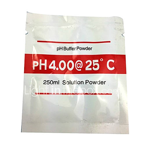 poudre tampon ph4.01 ph 250ml poudre de solution pour ph mètre calibrage lohand