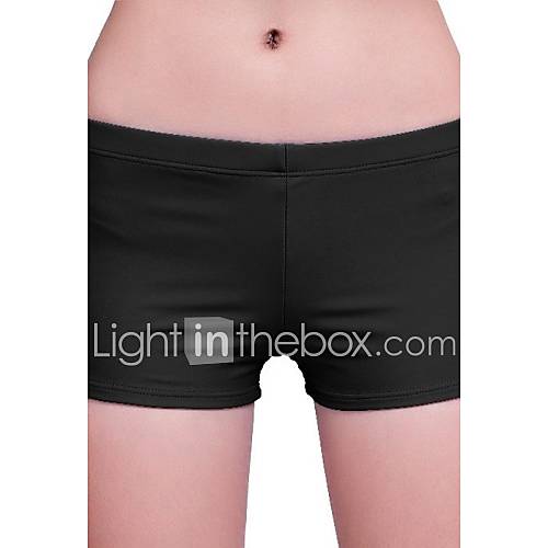 Women's Swim Shorts , Solid Nylon/Spandex Pink/Blue/Red/Black 2055427