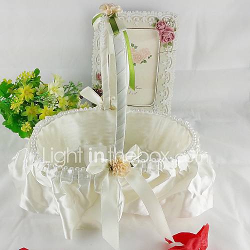 Champagne Round Flower Basket Flower Girl Basket 1953636 2017 9.99