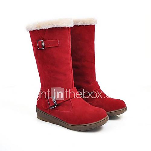 round toe low heel ankle boots