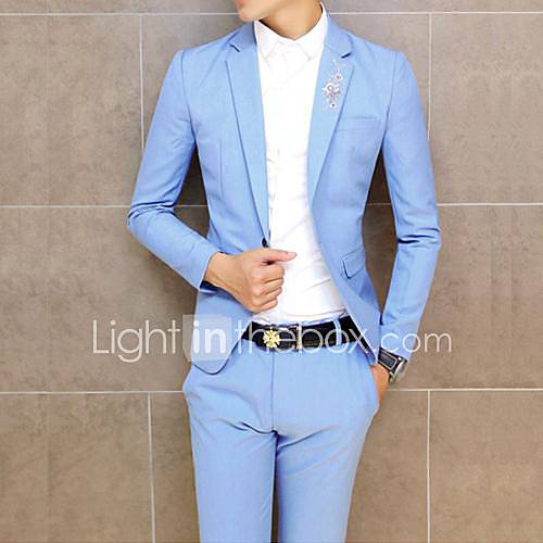 Men's Cultivate One's Morality Leisure Suit (Trousers  Coat)