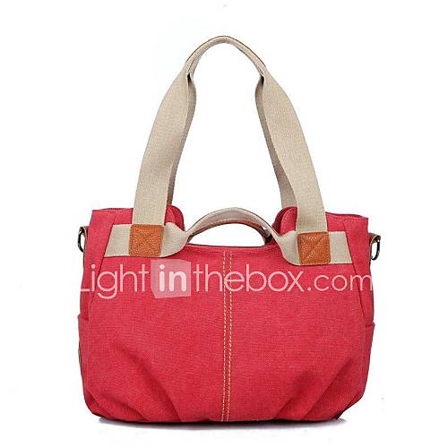 Women‘s Outdoor Fashional Red Canvas Handbag 2106594 2016 28.99