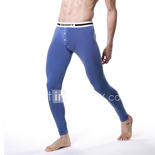 mode couleur confortable auto-culture sous-vêtements longs pantalons pour hommes