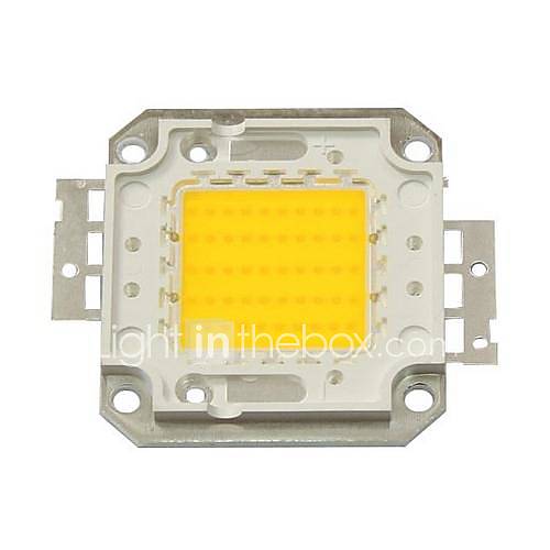 Image de 50w 4500lm 3000k blanc chaud led puce (30-35v)