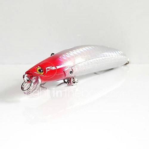 Red Head 9cm 9.6g Minnow Baits Shad Rap Floating Fishing Lures (1pc