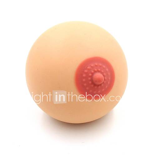 Large Size Breast Shaped Funny Soft Stress Reliever Relief Squeeze Novelty Toy Gift for Guys