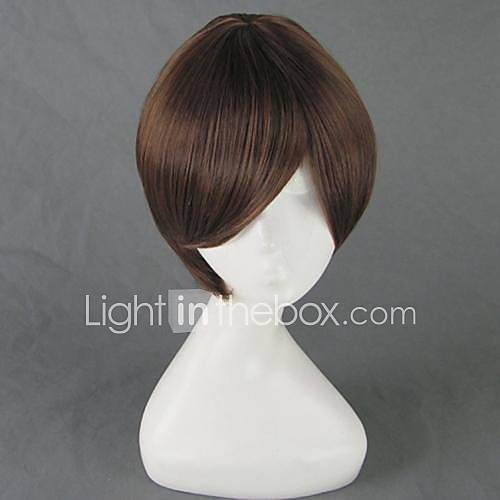 Cosplay Wigs Cosplay Haruhi Fujioka Brown Short Anime Cosplay Wigs 35
