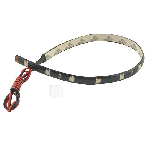 Image de carking â„¢ 5050-12smd-30cm impermÃ©able Ã  l'eau lampe dÃ©corative bande noire (4pcs)