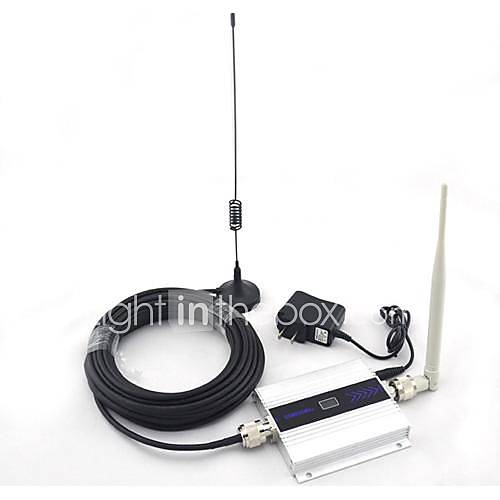 Image de affichage LCD mini-dcs d'antenne signal d'amplificateur de signal de tÃ©lÃ©phone 1800MHz mobile rÃ©pÃ©teur ventouse avec cÃ¢ble de 10m 2G 3G 4G
