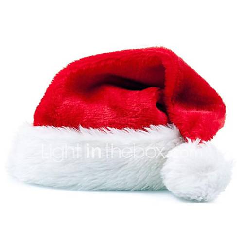 Décoration de Noël de haute qualité chapeau de Noël en peluche chapeau de Noël