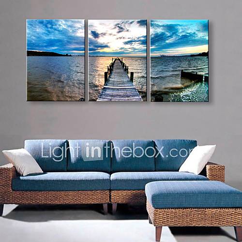 Personalized Canvas Print Coast 35x50cm 40x60cm Framed Canvas Painting Set of 3 2123813 2016