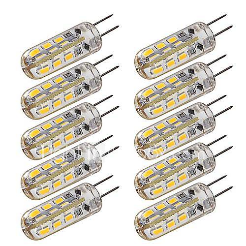 Image de 2W G4 Ampoules MaÃ¯s LED T 24 SMD 3014 130 lm Blanc Chaud Blanc Froid 2800-3000/6000-6500 K IntensitÃ© RÃ©glable DÃ©corative DC 12 V