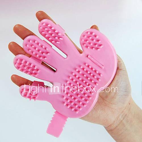 Grooming Brush Pet Grooming Supplies Waterproof / Portable Pink Plastic