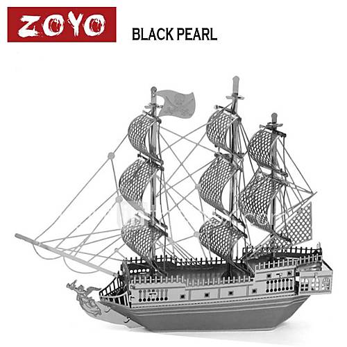 ZOYO Black Pearl Ship DIY 3D Laser Cut Models Puzzle