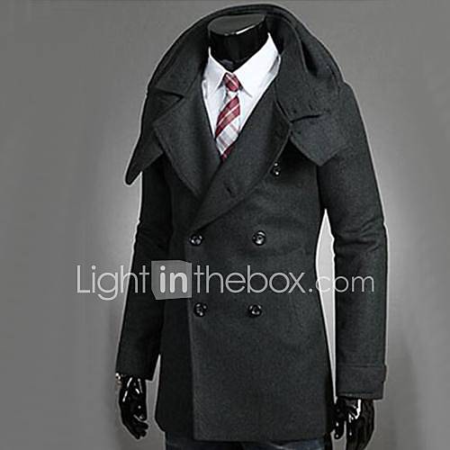 Men's Fasion  Casual  Trench Coat