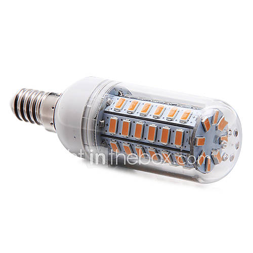 Image de 4W E14 Ampoules MaÃ¯s LED T 56 SMD 5730 350-400 lm Blanc Chaud 3000-3500 K AC 100-240 V