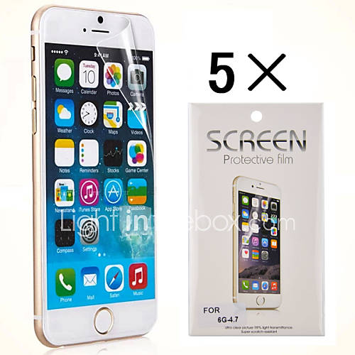 New Edition High Quality Screen Protector for iPhone 6 4.7'' (5 PCS)