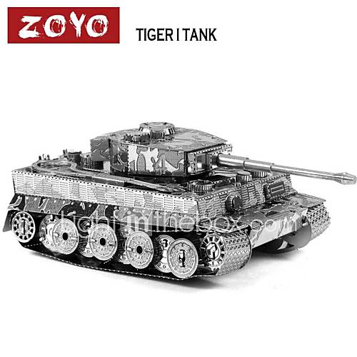 ZOYO Tiger I Tank DIY 3D Laser Cut Models Puzzle