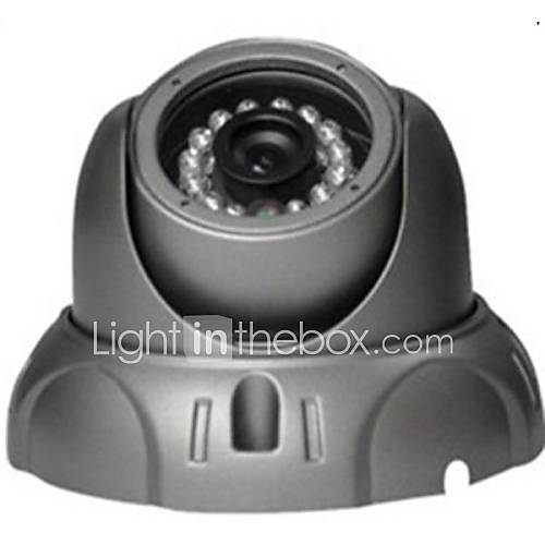CCTV ir caméra dôme 1/4 cmos 800tvl pour 20 mètres de distance IR avec 24pcs LED IR xv-v808r8