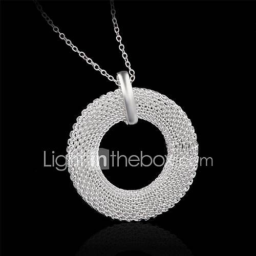 Ou Weixi rétro collier de cercle minimaliste