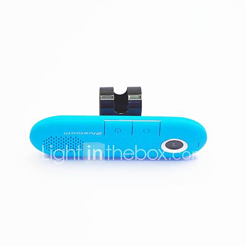 voiture sans fil Bluetooth stéréo mains-libres haut-parleur multipoint avec chargeur de voiture (de couleurs assorties)