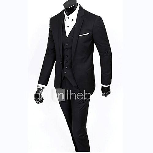 Men's Fashion Slim Suits (Including Coat ,Vest and Pant)