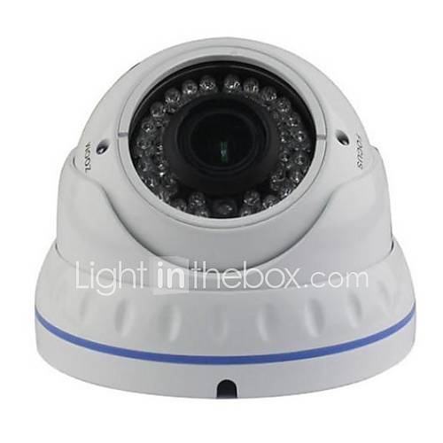 CCTV 2.8-12mm focale variable ir caméra dôme anti-vandalisme pour 1/4 cmos 800tvl avec ircut 30m ir intérieure xv-v802v8