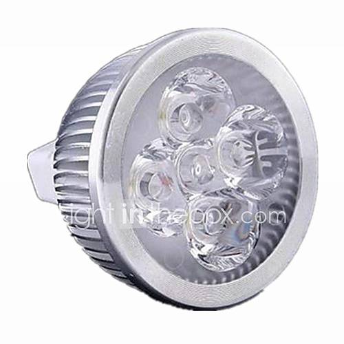 Image de 5W GU5.3(MR16) Spot LED MR16 4 LED Haute Puissance 500 lm Blanc Chaud Blanc Froid Warm: 2800-3200K ; Cool: 6000-6500K K IntensitÃ© RÃ©glable