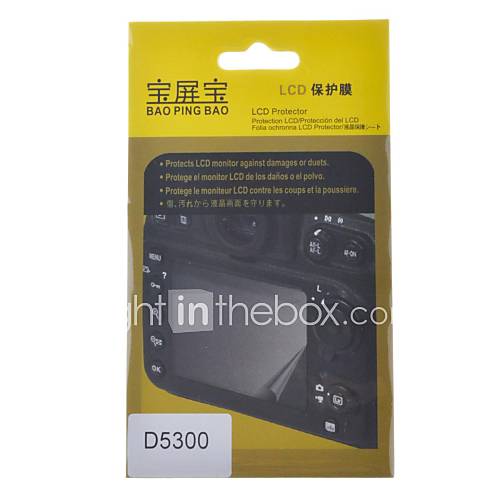 Protecteur LCD pour Nikon D5300 caméra