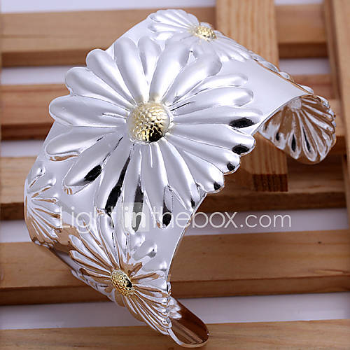 r&chrysanthème bracelet ruban de placage de femmes d