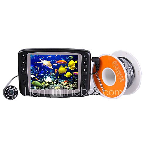 mini-sous-marine poissons de système de caméra de pêche finder caméra vidéo 15m (50 pieds) Câble HD 700TVL caméra sous-marine de LED IR 8pcs