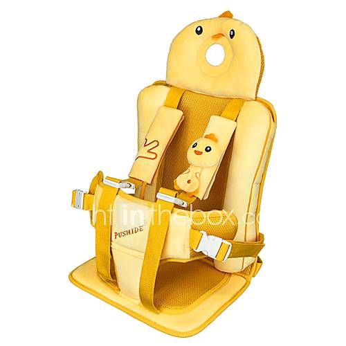 siège jaune de sécurité pour enfant pushide et la conception de canard jaune (vieille de 0,5 à 8 ans)