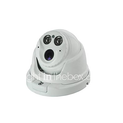 CCTV caméra dôme métallique quart des cmos 800tvl pour 40 mètres de distance IR avec 2pcs de gamme LED IR xv-z803n18