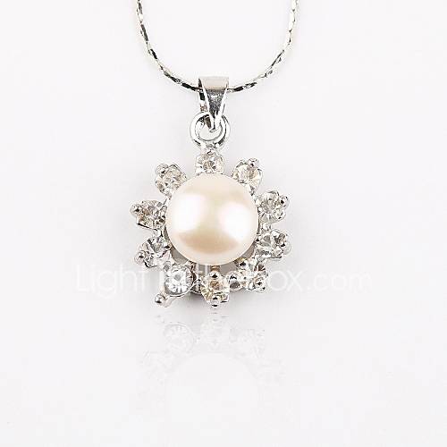 Colliers Mode pendentif perle naturelle