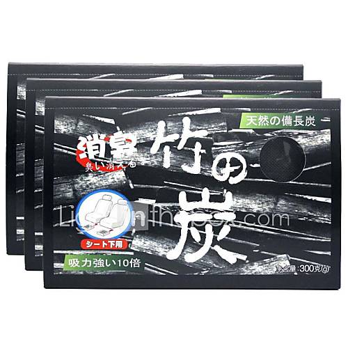 carsetcity charbon de bambou (3 boîtes)