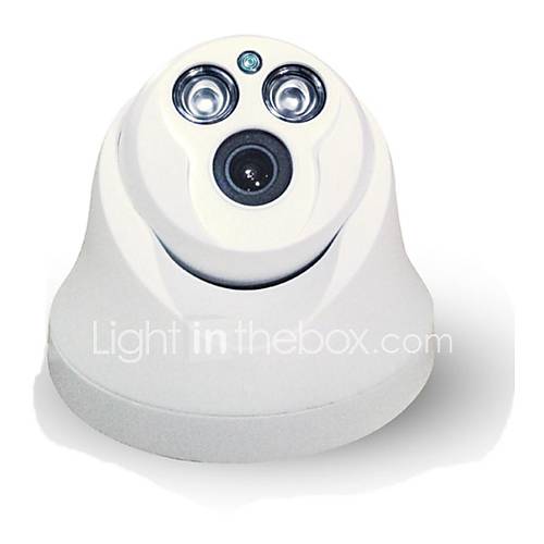 CCTV de caméra dôme en plastique 1/3 Sony CCD 700TVL de 40 mètres pour la distance ir avec 2pcs de gamme LED IR xv-d83se