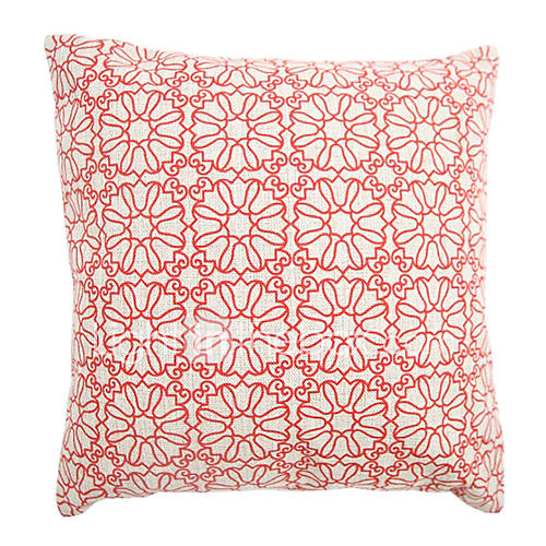 Cotton/Linen Pillow Cover / Pillow With Insert , Floral Country 1800275