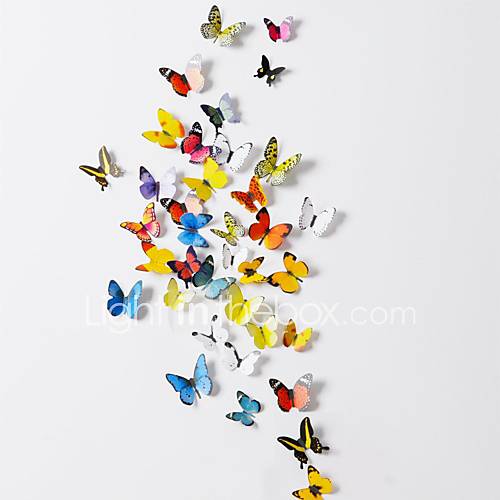 Image de Animaux / 3D Stickers muraux Stickers muraux 3D Stickers muraux dÃ©coratifs,PVC MatÃ©riel Repositionable DÃ©coration d'intÃ©rieur Wall Decal