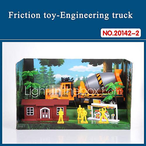 hauteur voiture de jouet de qualité pour les enfants camion de friction avec les outils mis le thème de lutte contre l'incendie 20142-2