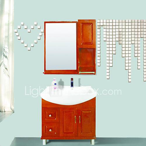 mur miroir décalcomanies stickers muraux, 50 pcs bricolage carrés miroir mosaïque salle de bains acrylique autocollants
