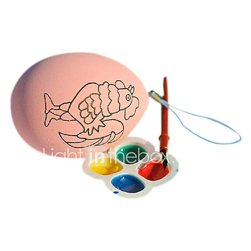 bricolage dessin easter egg, couleur aléatoire, 5pcs / sac