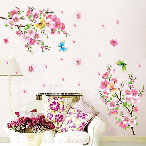 Image de Botanique Romance Nature morte Mode Floral Stickers muraux Stickers avion Stickers muraux dÃ©coratifs MatÃ©riel Amovible DÃ©coration